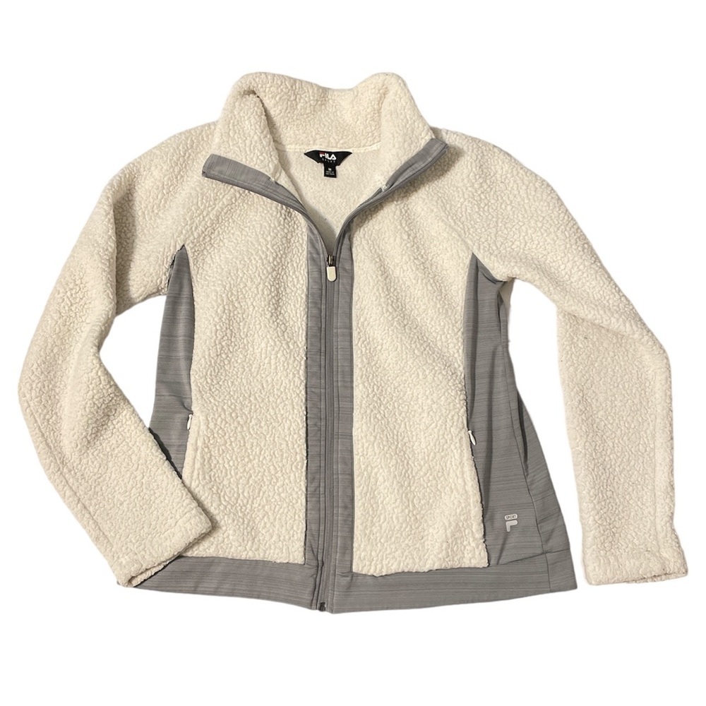 FILA Sport Tru-Dry Tru-Warm M Zip Up Fleece Women Jacket Coat